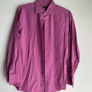 Hugo Boss: Pink Dress Shirt; Size 32/33